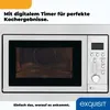 Exquisit Einbau Mikrowelle 900W, 1100W Grill, 2500W Produktbild-Vorschau 7