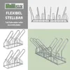 Fahrradständer für 6 Fahrräder 210x40x85 cm Stahl Produktbild-Vorschau 3