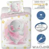 Bettwäsche rosa Elefant 100x135 Produktbild-Vorschau 4