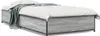 The Living Store Bettgestell Grau Sonoma 90x200 cm Produktbild-Vorschau 2