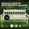 Bank Sitzkissen Stuhlkissen Indoor & Outdoor 1er Set 120x40 Produktbild-Vorschau 2