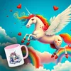 Träumendes Einhorn Kaffeebecher in rosa Produktbild-Vorschau 3