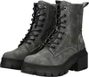 A pair of gray lace-up boots. Produktbild-Vorschau
