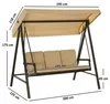 Outsunny Hollywoodschaukel 3-Sitzer Schaukelbank mit Produktbild-Vorschau 3