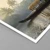 Poster - Poster ohne Rahmen - Indien Boot Fluss - 40x40 cm Produktbild-Vorschau 2