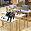 Leder-Hundepuppen, stehende Position, Hundemodelle, Produktbild-Vorschau 4