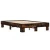 Bettgestell Räuchereiche 140x190 cm Holzwerkstoff und Produktbild-Vorschau 1