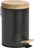 ZELLER PRESENT Kosmetikeimer Met/Bambus sw 107276 Voir les images du produit 1