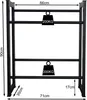 Getränkekistenregal 71x30x90cm für 4 Kästen Produktbild-Vorschau 2