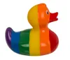 OOTB Regenbogen Quietsche-Ente Pride ca. 10 cm Produktbild-Vorschau 3