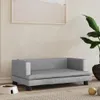 vidaXL pelíšek pro psy světle šedý 80x45x30 cm sametový Náhled obrázku produktu 2