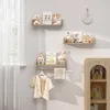 WOLTU 3er Set Kinder Bücherregal, Wandregal, aus Produktbild-Vorschau 2