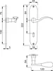 Hoppe Garnitur SchildM112SLN/2021GRT F71 8 BB-72 37-47 Produktbild-Vorschau 3