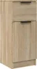 vidaXL Sideboards 2 pcs. chêne Sonoma 30x30x70 cm bois Voir les images du produit 9