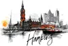 CALVENDO Puzzle Hamburg | 1000 Teile Lege-Größe 64x48cm Produktbild-Vorschau 3