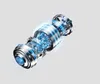 A 3D rendering of a vacuum cleaner motor with blue energy lines indicating power flow. Produktbild-Vorschau