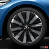 Sparco 4er Set 15" Zoll Radkappen Lazio SPC1591BKGR schwarz Produktbild-Vorschau 3