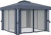 Padiglione con tenda 3x3 m in alluminio antracite Anteprima dell’immagine prodotto 1