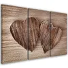 Triptychon auf leinwand andere - braun 120x80 cm Feeby Produktbild-Vorschau 1
