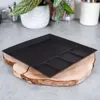 Geteilter Teller aus schwarzem Porzellan 25x25 cm Produktbild-Vorschau 8