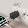 Aisens GaN Wall Charger ASCH-65W2P040-BK/ 2xUSB Type-C/ 65W Produktbild-Vorschau 6
