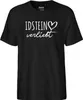 Huuraa Herren T-Shirt Idstein verliebt L Black Bio Produktbild-Vorschau 2