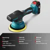 Poliermaschine Auto Akku, 150 mm Exzenter Poliermaschine  8 Produktbild-Vorschau 9
