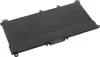 A black laptop battery is shown from a diagonal angle against a white background. Produktbild-Vorschau
