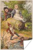 MuchoWow® Poster Illustration eines Gartenzwergs 120x180 cm Produktbild-Vorschau 1