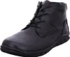 A black leather boot on a white background. Produktbild-Vorschau
