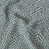 HOMESCAPES Malda Wohndecke 150 x 200 cm, grün mit Fransen – Produktbild-Vorschau 3