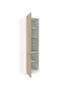 Küchen Hochschrank 60 cm Lara Cappuccino Hochglanz Produktbild-Vorschau 2