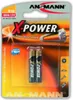 Ansmann X-Power AAAA, 1x 2, Batéria na jedno použitie, Náhľad obrázku produktu 1