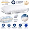 Dreikammer Kopfkissen 50x70 cm 1000 g – 90% Gänsedaunen – Produktbild-Vorschau 3