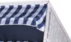 Strandkorb - bene living - Ostsee - karo/blau - PE weiß Produktbild-Vorschau 5