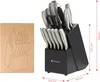 KitchenBrothers Messerset - Messerblock - 16-teilig - mit Produktbild-Vorschau 6