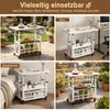 Mesa para portátil, con altura ajustable, con ruedas y Vista previa de la imagen del producto 9