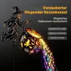 Halloween Witch Cauldron Garden Light, Halloween Gießkanne Produktbild-Vorschau 2