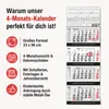 4 Monatskalender 2027 Block 33x96 cm Zitate Franklin Kafka Produktbild-Vorschau 2