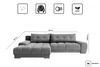 Kaiser Möbel Ecksofa mit schlaffunktion und bettkasten, Produktbild-Vorschau 3