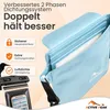 Wasserdichte Bauchtasche mit Handyhülle: Schwarz Farbe: Produktbild-Vorschau 4