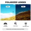 ROCKBROS Okulary rowerowe UV400 z polaryzacją Okulary Podgląd zdjęcia produktu 2