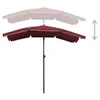 vidaXL Sonnenschirm mit Mast 200x130 cm Bordeauxrot Produktbild-Vorschau 3