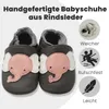 YALION® Baby Krabbelschuhe aus Echtleder, weiche Produktbild-Vorschau 3