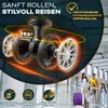 tillvex® Reisekoffer Set 4-TLG. + Gepäckwaage, 8X Produktbild-Vorschau 3