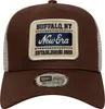 New Era A-Frame Trucker Cap Patch Buffalo NY brown/beige Produktbild-Vorschau 7