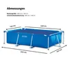 Intex-Schwimmbecken mit rechteckigem Rahmen – 260 x 160 x Produktbild-Vorschau 3