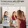 LUCKZON Coiffeuse LED, 112x50x142.5 cm Coiffeuse avec 3 Voir les images du produit 13