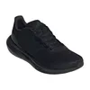 A black Adidas running shoe is shown against a white background. Podgląd zdjęcia produktu