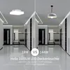 ZMH LED Deckenleuchte Kaltweiß Flach IP54 Wasserdicht Produktbild-Vorschau 3